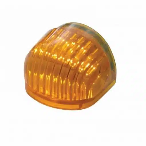 5 LED Dual Function Guide Headlight Turn Signal Light - Amber LED/Amber Lens