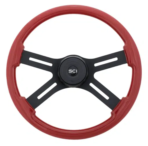 18" Onyx Red Steering Wheel