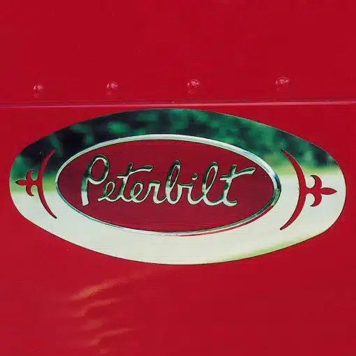 Peterbilt Oval w/Cutout Emblem Accent