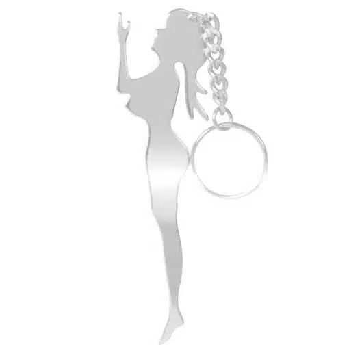 Nude Lady Keychain