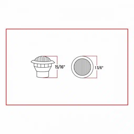 3/4" Mini Clearance Marker LED Light - 3 Diodes - Image 3