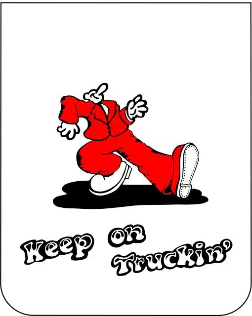 Keep On Truckin Mud Flap 30"
