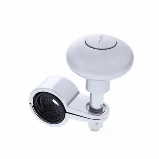 Silver Steering Wheel Spinner