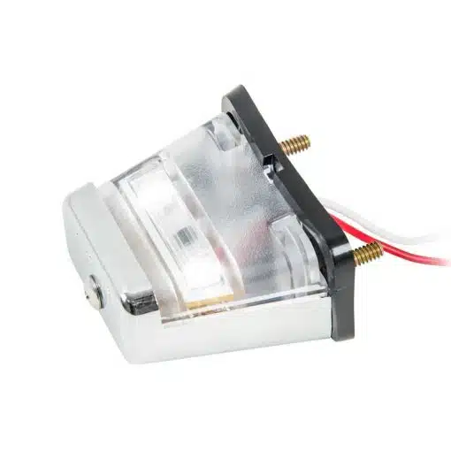 Rectangular License Plate LED Light with 2 Studs