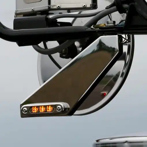 Stainless Steel Mirror Mount LED Marker Lights