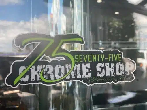 75 Chrome Shop Stickers - Image 7