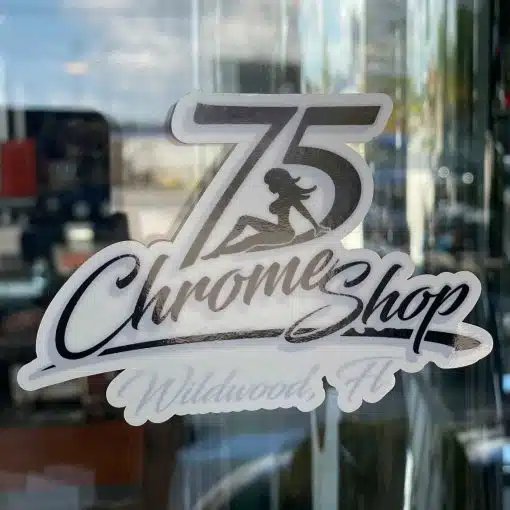 75 Chrome Shop Stickers - Image 4