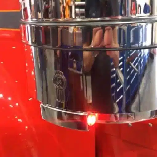Air Cleaner Light Bracket Polished with Lights
