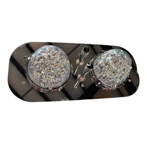 Peterbilt 389 Dome Light Panel with 2 Watermelon Light Holes - Image 2