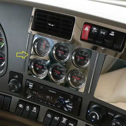 Kenworth T680 T880 W990 6 Gauge Cluster Trim