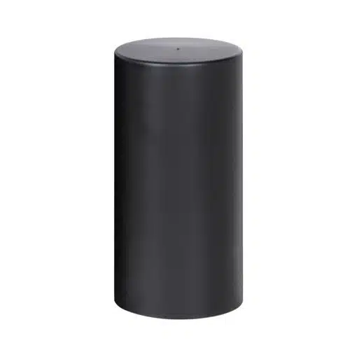 33mm X 4-1/4" Matte Black Tall Cylinder Nut Covers - Thread-On