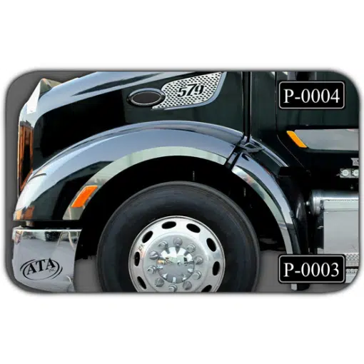Peterbilt 579 Intake Screen with Cutout - Image 2