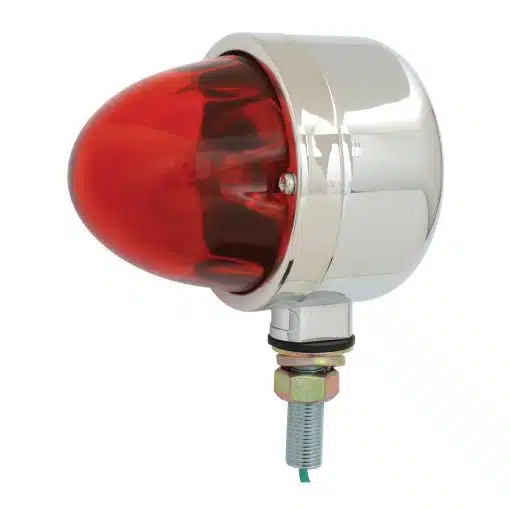 Single Face Glass Watermelon Pedestal Light