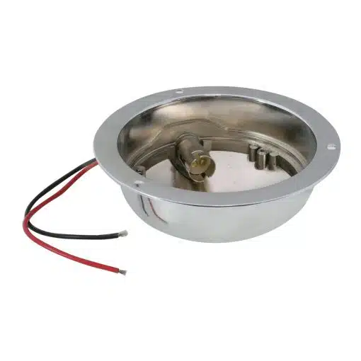 4″ Deep Dish Red Pearl LED Light with Recessed Housing - 24 Diodes - Image 6