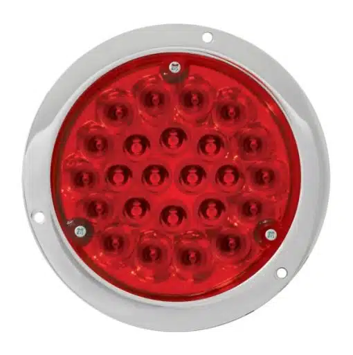 4″ Deep Dish Red Pearl LED Light with Recessed Housing - 24 Diodes - Image 2
