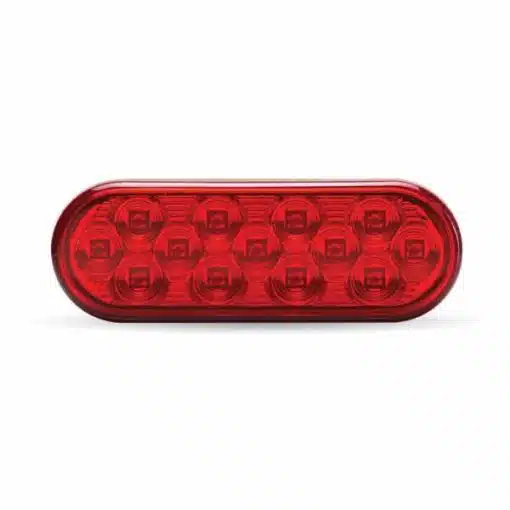 6" Red Mirror LED Light - 13 Diodes