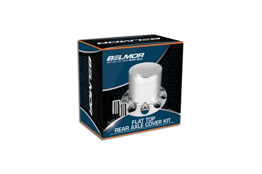 Flat Top Rear Axle Hub Covers Kit - Image 2