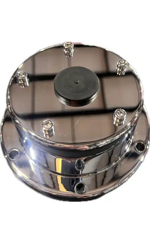 Chrome Plated Billet Aluminum Front Oil Cap Cover for 5-1/2” Bolt Pattern