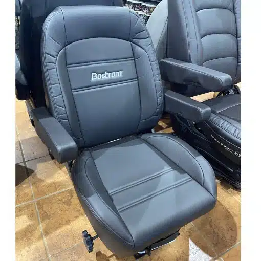 Bostrom Pro Ride Lo Pro Mid Back Black Leather Seat