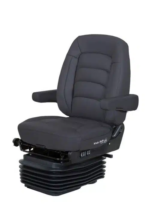 Bostrom Wide Ride Lo Pro Mid Back Black Leather Seat