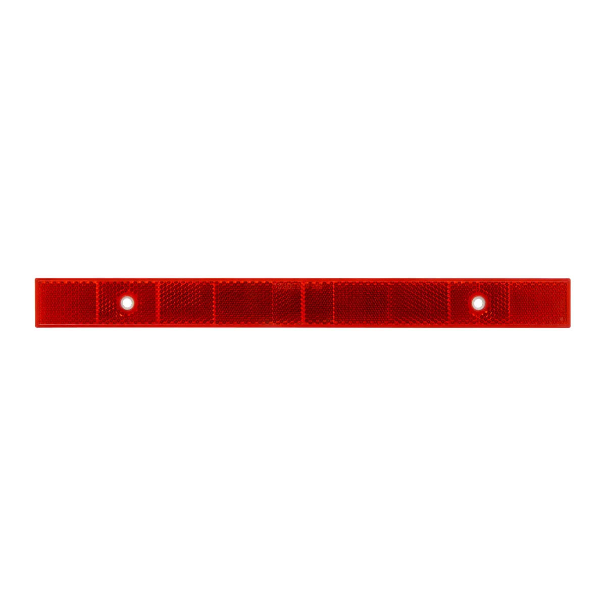 Kit 2/White+Red MFC PRO 6 Rectangular Stick-on/Screw Mount Reflectors 
