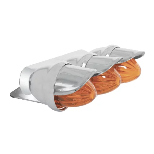 Mini 3 Bullet Style Lights With Visors