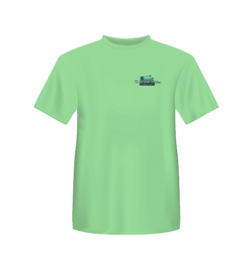75 Chrome Shop Mint Palm Tree T-Shirt - Image 2