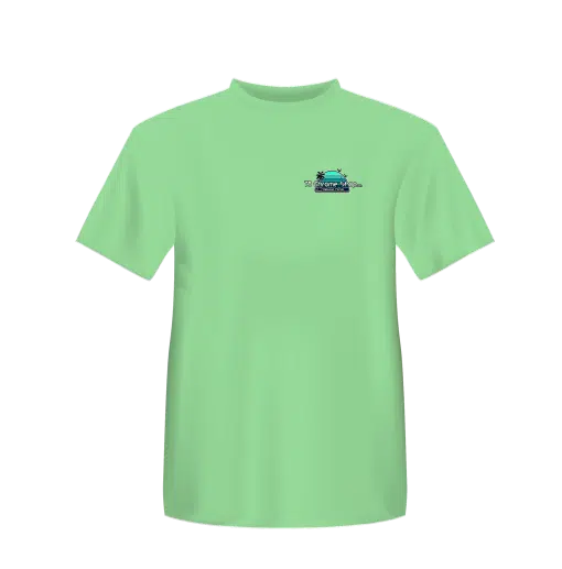 75 Chrome Shop Mint Palm Tree T-Shirt - Image 2