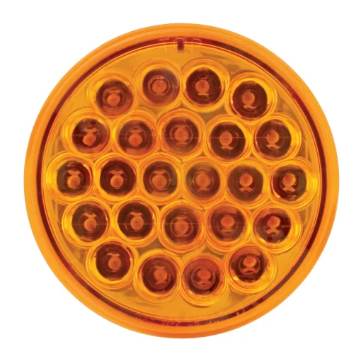 4″ Amber Pearl LED Strobe Light - 24 Diodes - Image 3