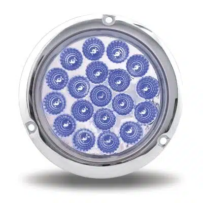 Dual revolution blue auxiliary light