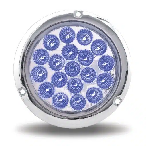Dual revolution blue auxiliary light