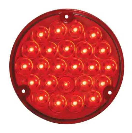 4″ Red Pearl LED Load Light – 24 Diodes