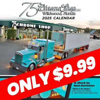 75 Chrome Shop Calendar 2025