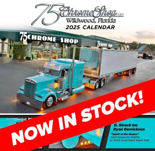 75 Chrome Shop Calendar 2025 - In Stock!