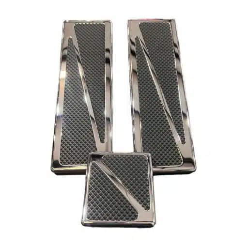 Peterbilt Dual Black Grip Inlay Pedal Set