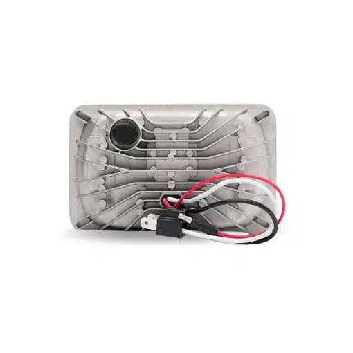 4" x 6" Heated LED Projector Headlight with Optional Backlit Auxiliary (Low Beam | 3000 Lumens) - Image 3