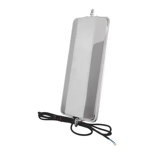OEM Style Stainless Steel West Coast Mirror with Heating Function - Image 2