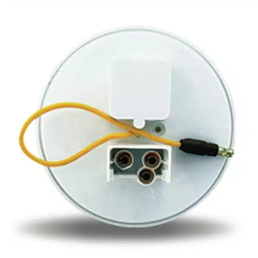 4" Red Stop, Turn & Tail to White Back Up Round Anodized LED Light - 19 Diodes - Image 4
