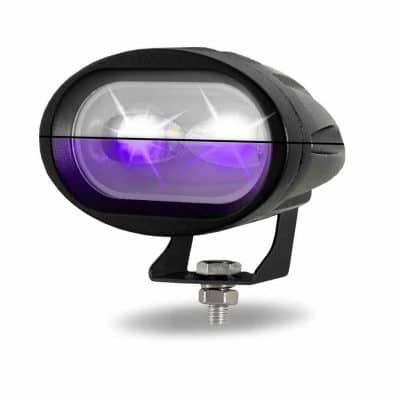 Dual Color White/Purple Spot Heavy Duty LED Work Lamp