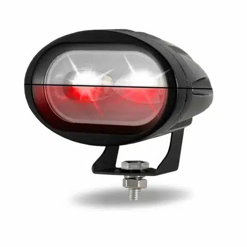 Dual Color White/Red Spot Heavy Duty LED Work Lamp