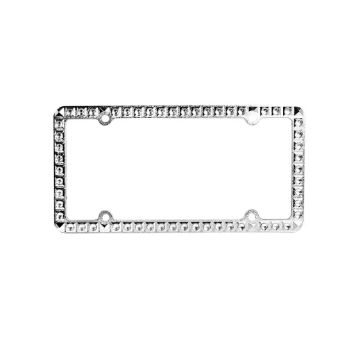 Chrome Plated Frame with Crystal Jewels - Image 3