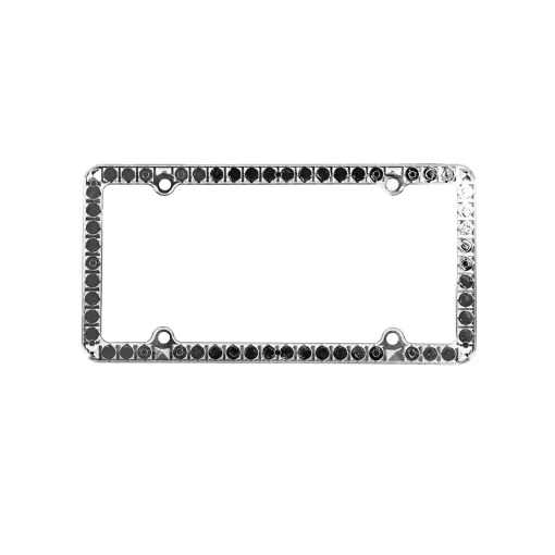 Chrome Plated Frame with Crystal Jewels - Image 2