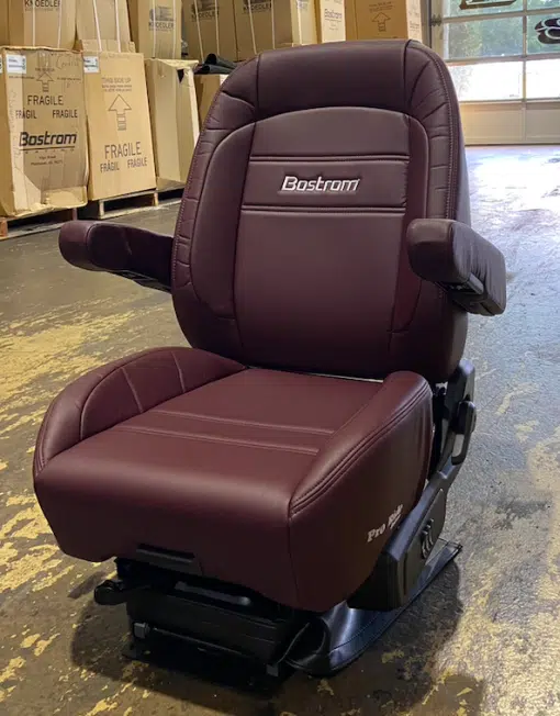 Bostrom Burgundy Pro Ride Lo Pro Mid Back Seat