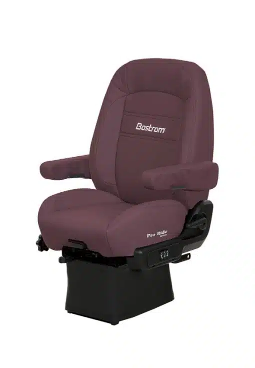 Bostrom Burgundy Pro Ride Lo Pro Mid Back Seat