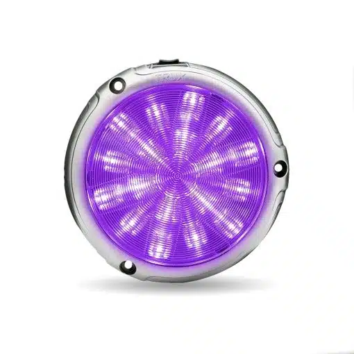 PB LED Interior Projector Dome - 6-Color Auxiliary LED / Chrome - Image 2
