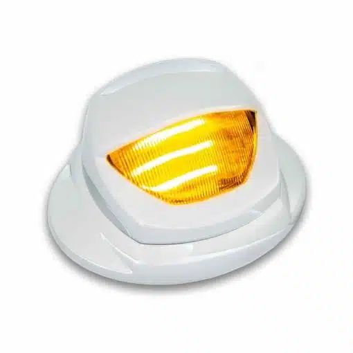 White Courtesy & Amber Marker Auxiliary Mini Courtesy Step LED - KW OE Plug - Image 3