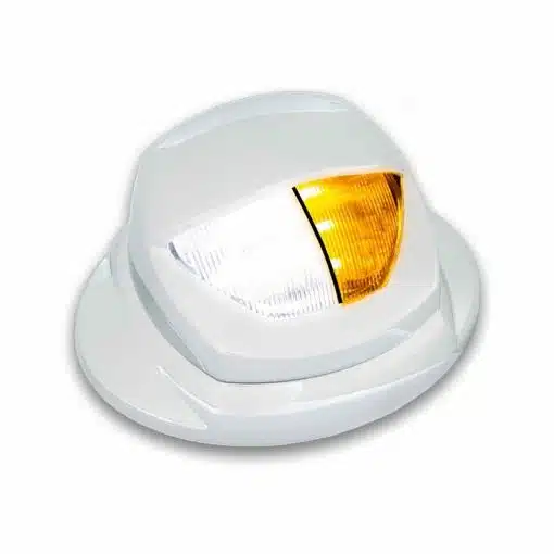 White Courtesy & Amber Marker Auxiliary Mini Courtesy Step LED - KW OE Plug - Image 4