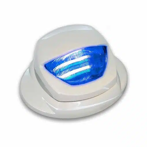 White Courtesy & Amber/Blue Marker Auxiliary Mini Courtesy Step LED - KW OE Plug - Image 4