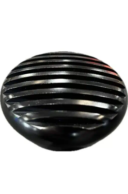 Black Billet Nostalgic Finned Shift Knob