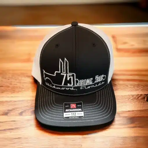 75 Chrome Shop Truck Logo Hat - Image 32
